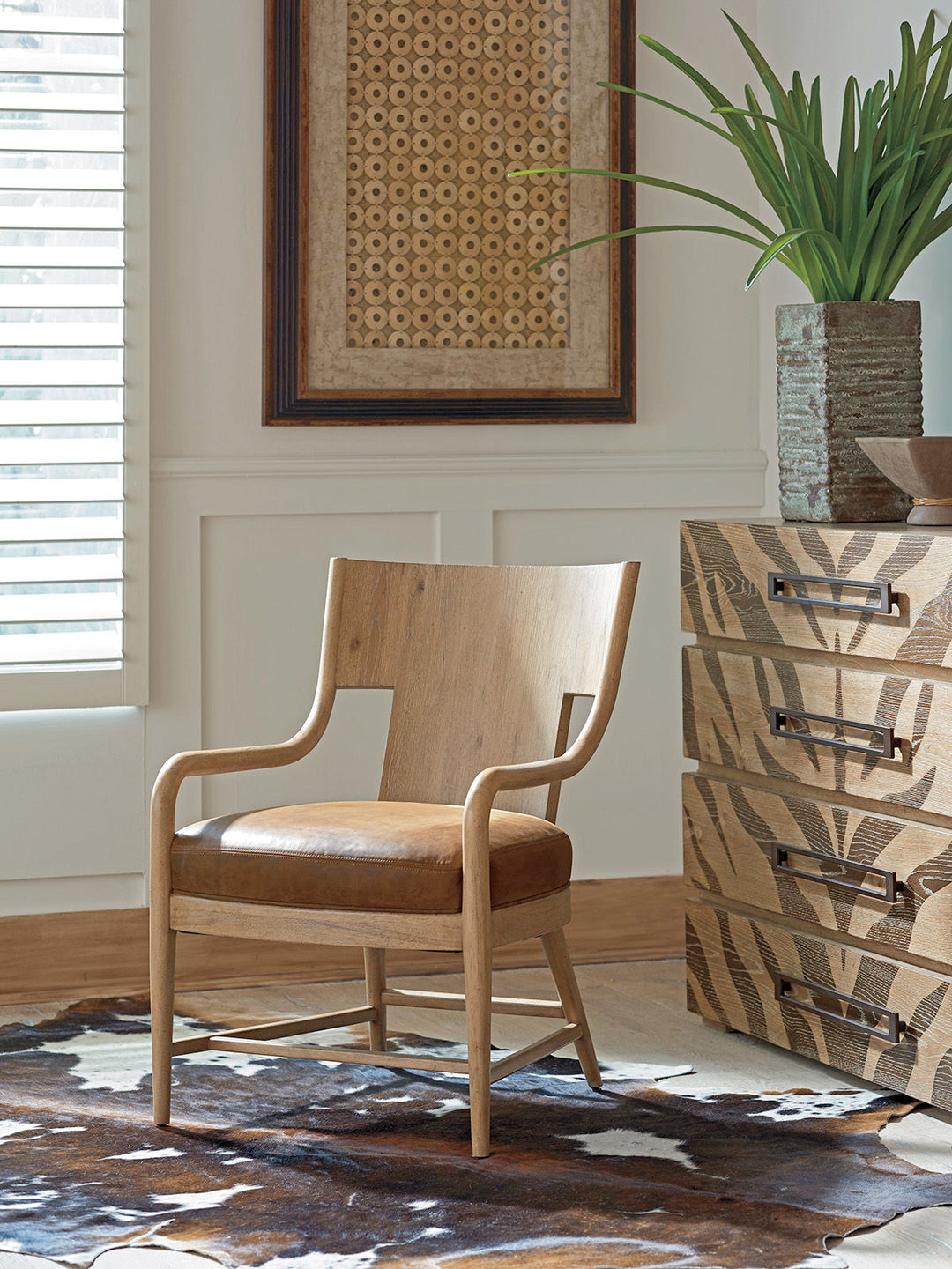 Los Altos - Radford Leather Chair - Light Brown