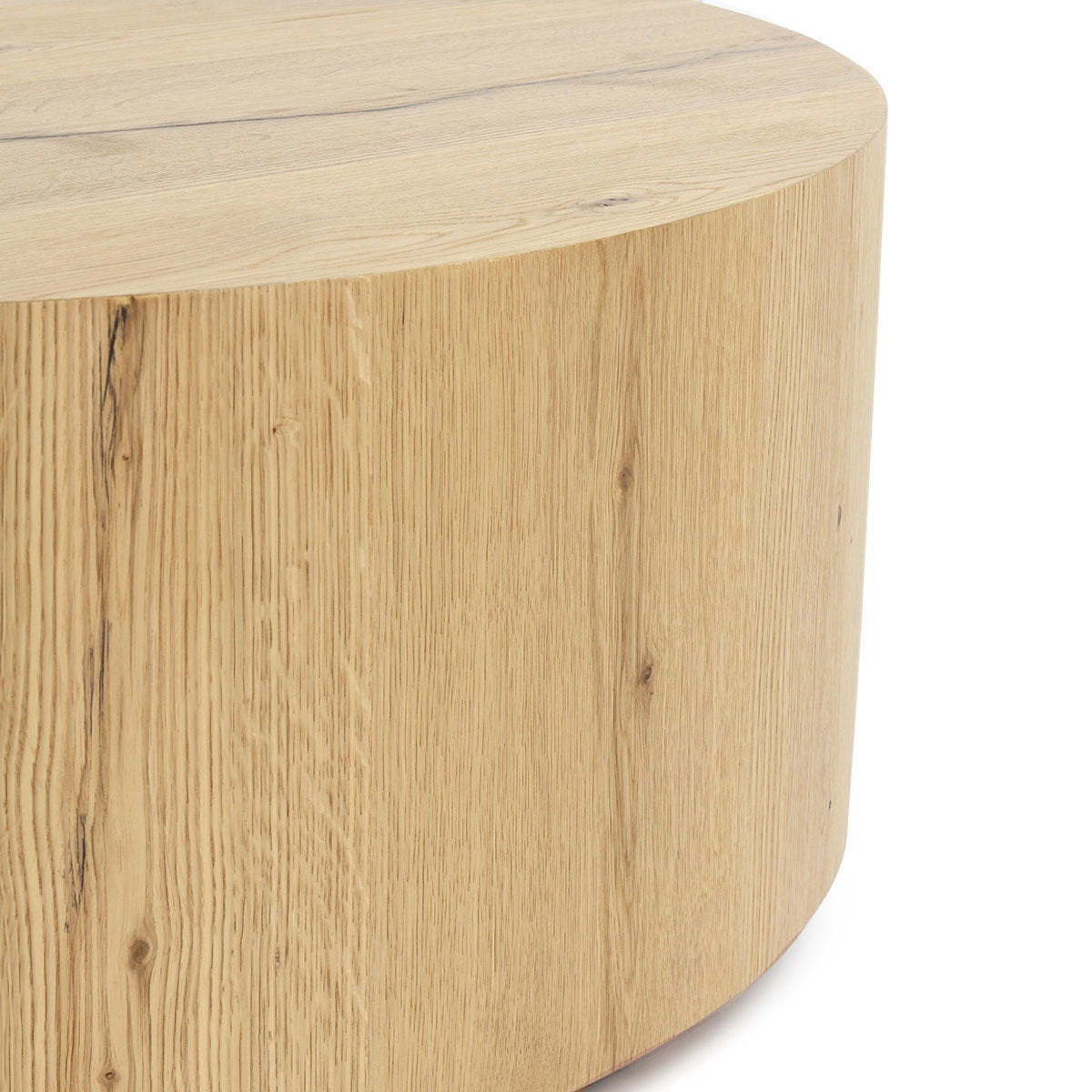 Layne - Round Coffee Table With Casters