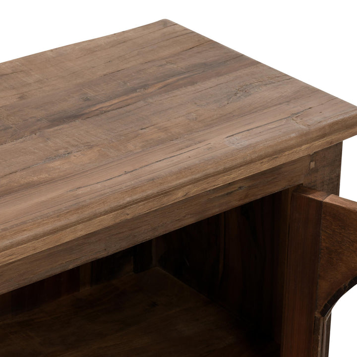 Zion - Wood 4 Door Cabinet - Natural