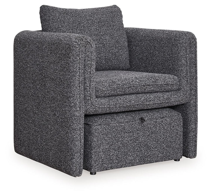 Vreni - Charcoal / Black - Accent Chair