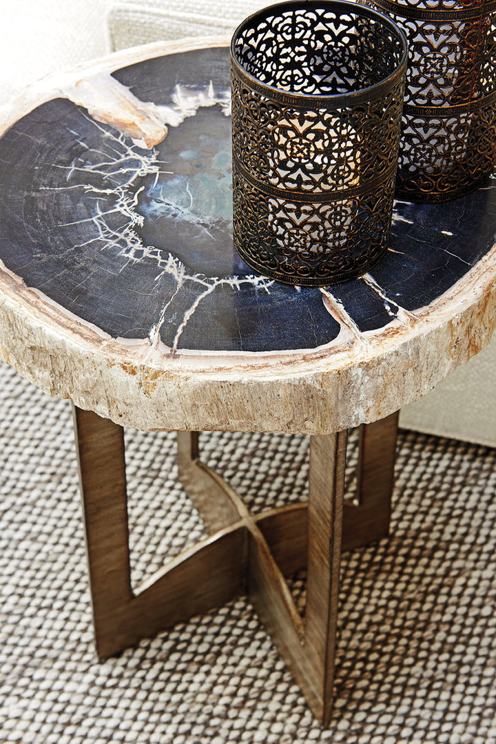 Laurel Canyon - Cross Creek Accent Table - Gray