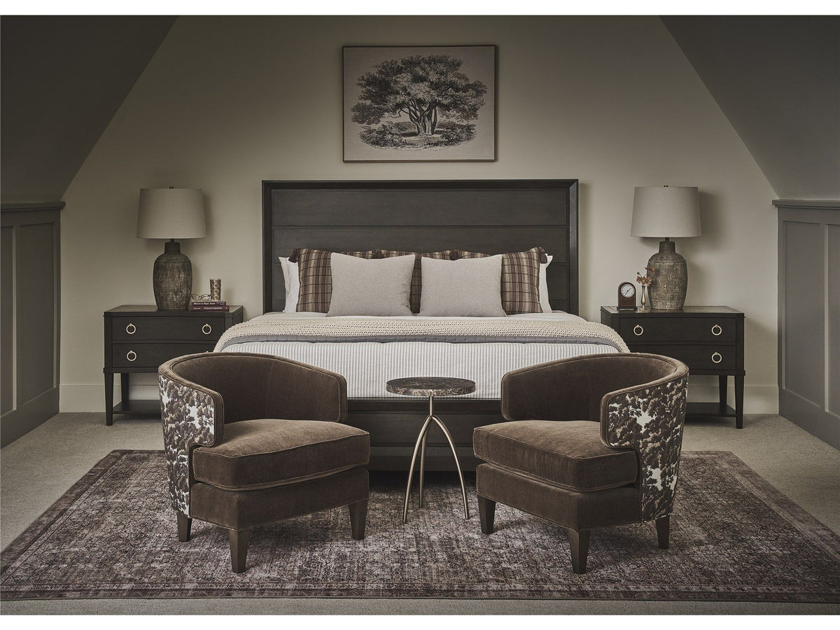 Fenwick - Emperador Table - Dusty Bronze