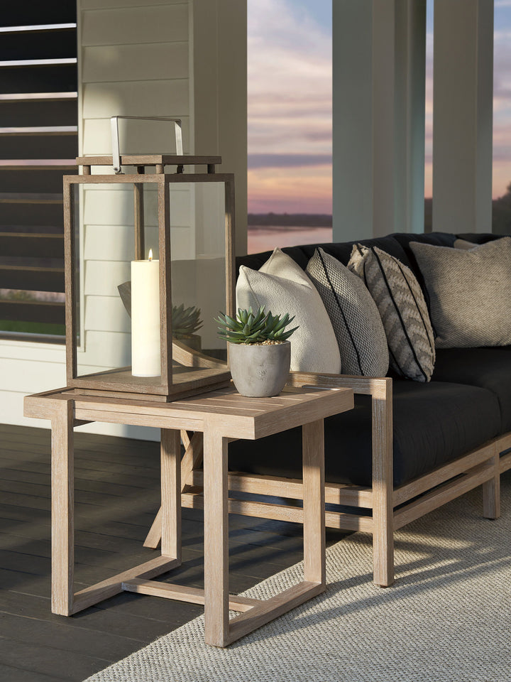 Stillwater Cove - Rectangular End Table - Dark Brown