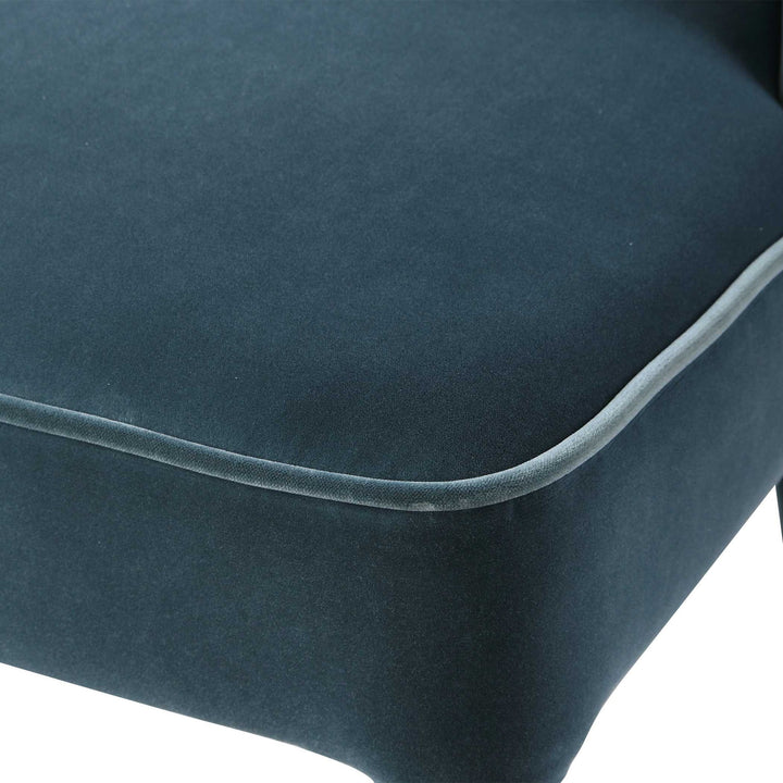 Brie - Armless Chair (Set of 2) - Blue