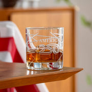 America250™ Longitude 10oz On the Rocks Whiskey Glass | Set of 12