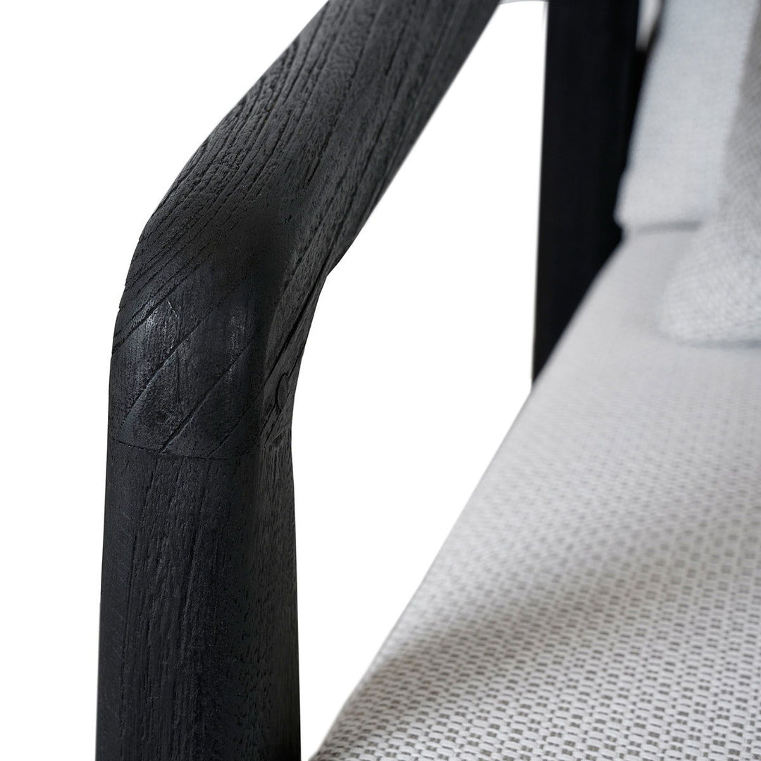 Aria - Outdoor Accent Chair - Black