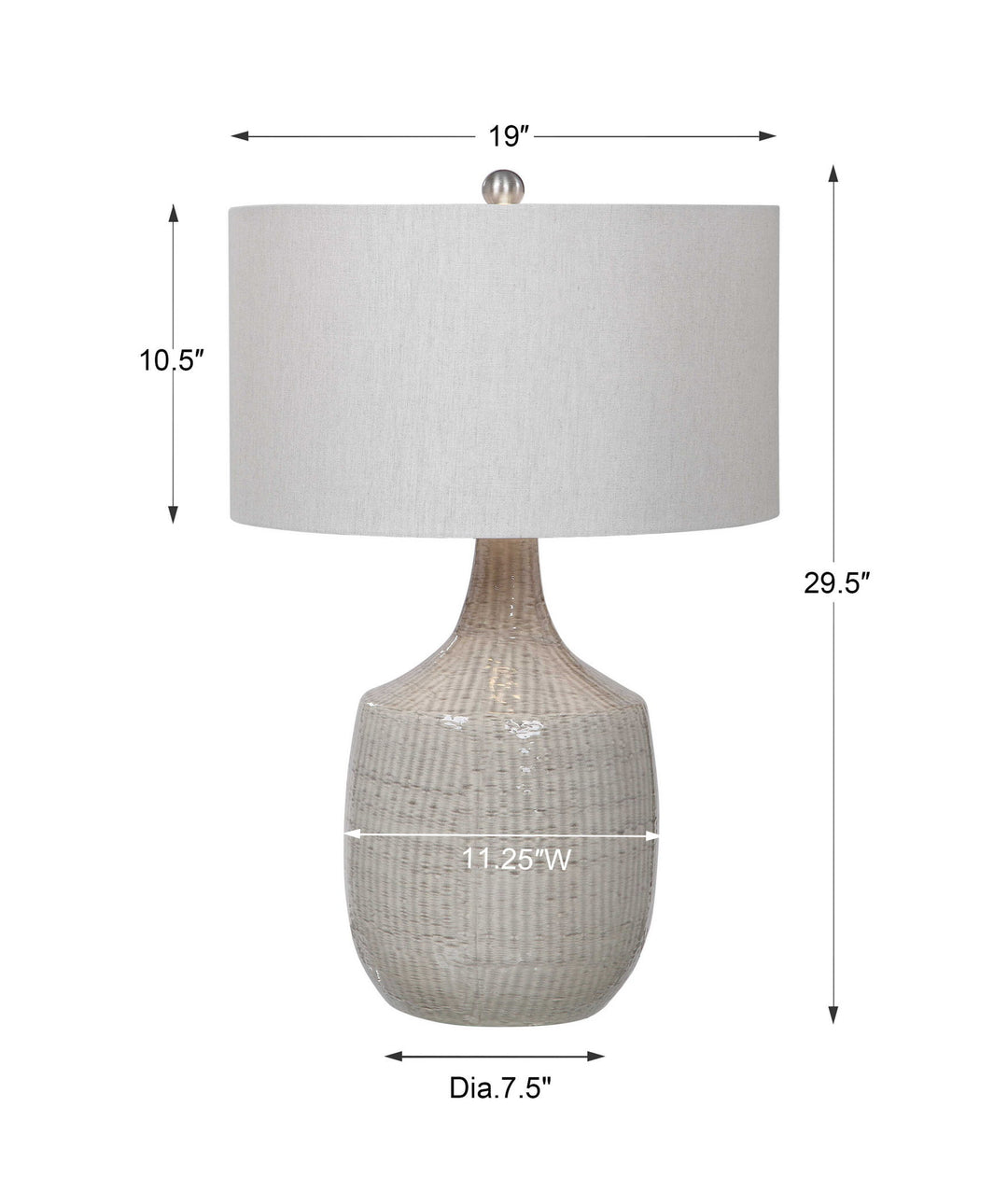 Felipe - Table Lamp - Gray