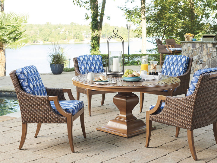 Harbor Isle - Round Dining Table - Dark Brown