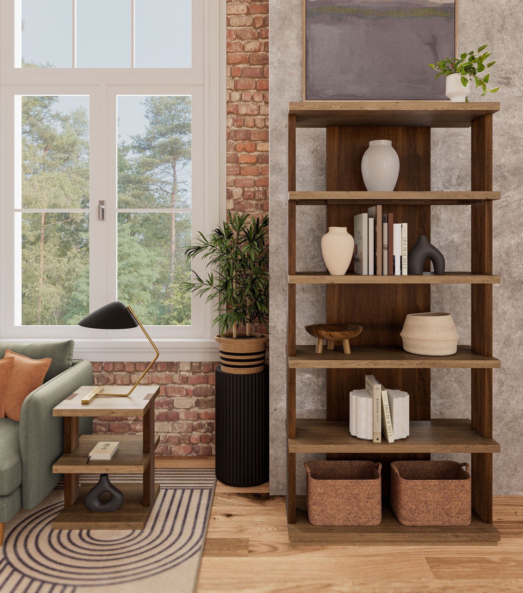 Truett - Etagere - Pale Oak