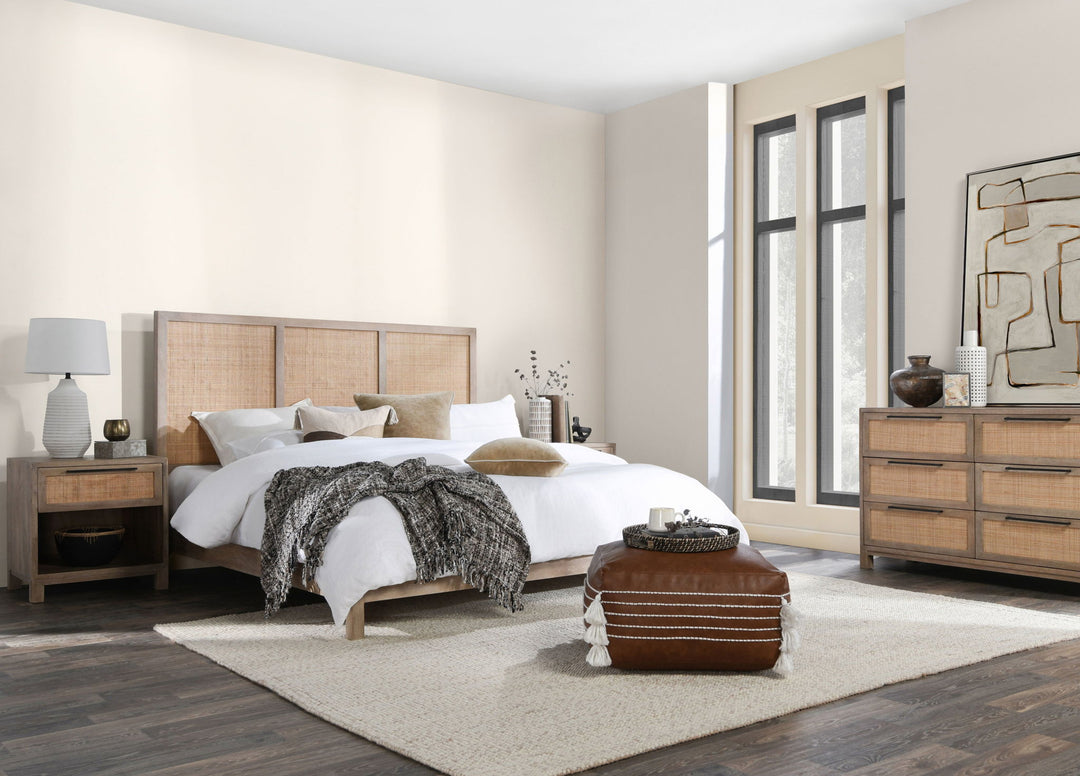 Jensen - 1 Drawer Nightstand - Taupe