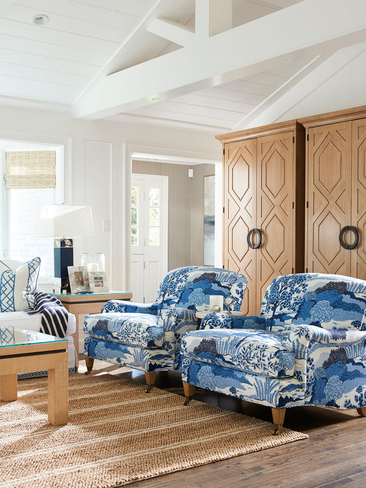 Barclay Butera Upholstery - Sydney Chair With Brass Caster