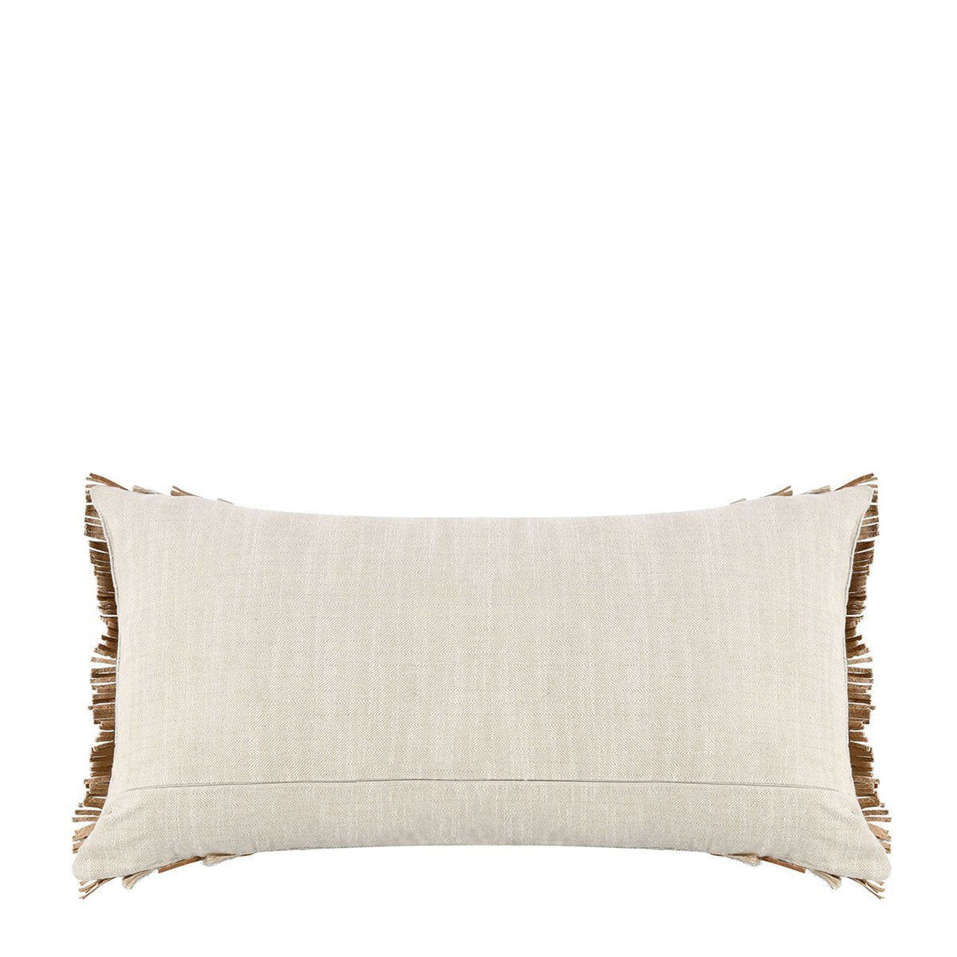 Timeless - TL Pottery Leather Pillow - Chestnut / Natural