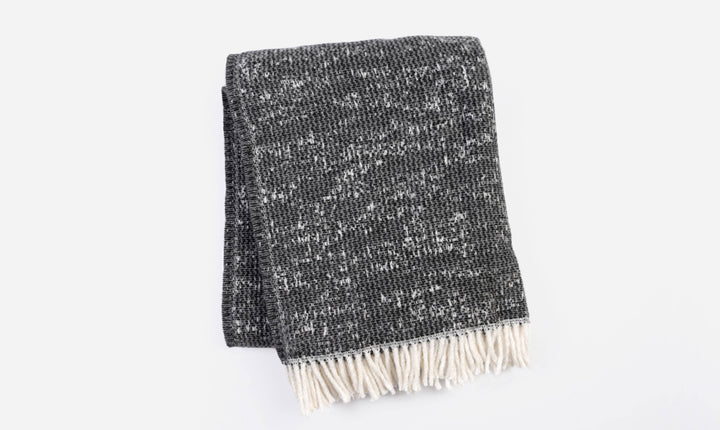 324 - Celestial Plush Throw with Ivory Fringe - 55" x 70": Light Blue