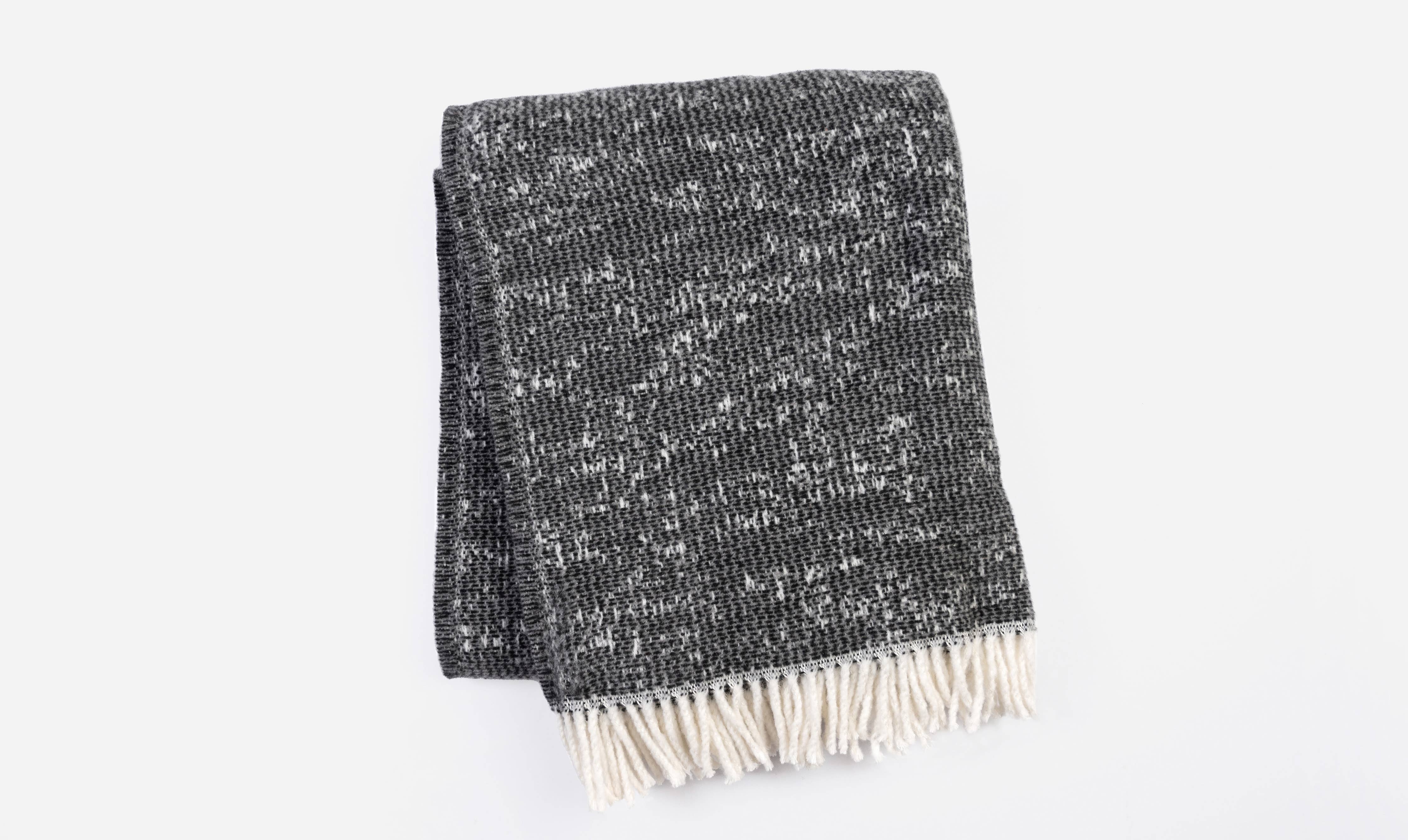 324 - Celestial Plush Throw with Ivory Fringe - 55" x 70"