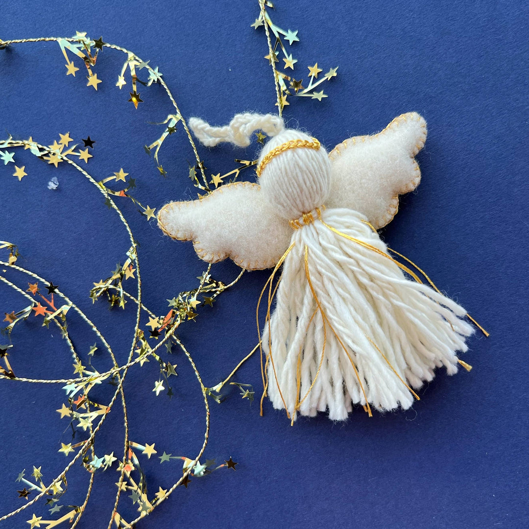 Tassel Fringe Angel Ornament