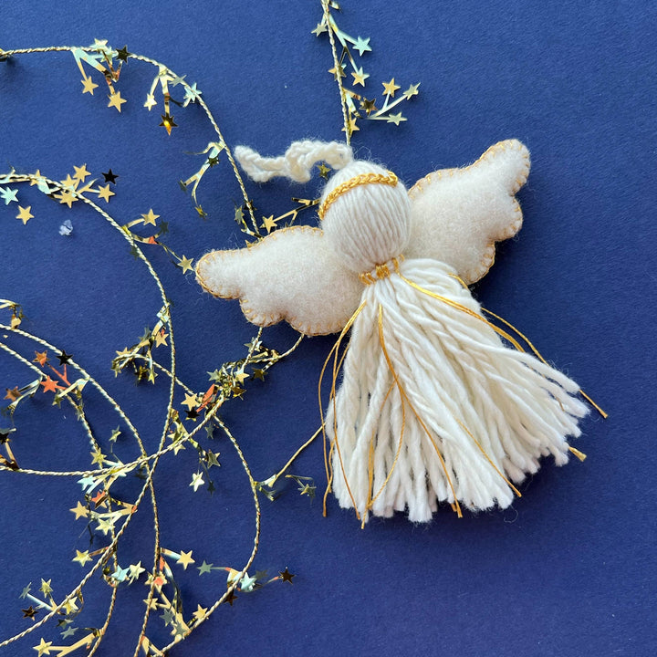 Tassel Fringe Angel Ornament
