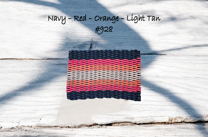 928 The "Original" Handcrafted Woven Maine Lobster Rope Door Mat: Small 18" x 30" #928
