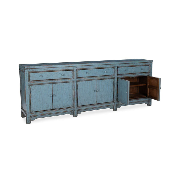 Montgomery - 3 Drawers 6 Door Cabinet - Sky Blue