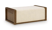 Marxmore - Upholstered Ottoman With Storage - Brown