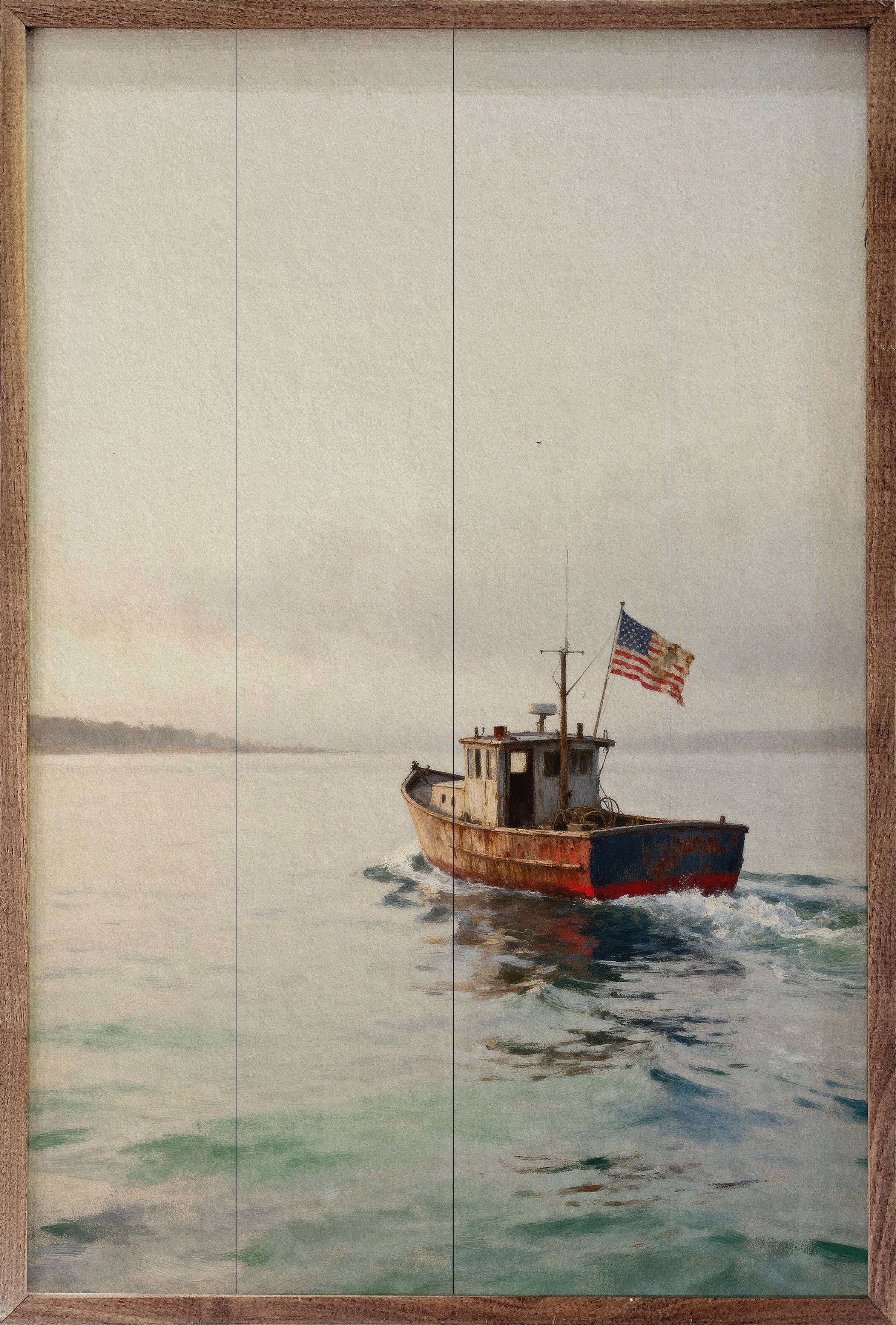 Nautical Americana Sailboat