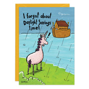 Unicorn Noah's Arc Birthday Card - 9481