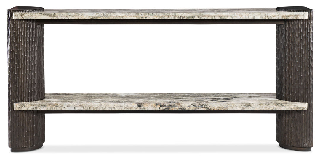 Commerce And Market - Slab-Tastic Console Table - Dark Wood