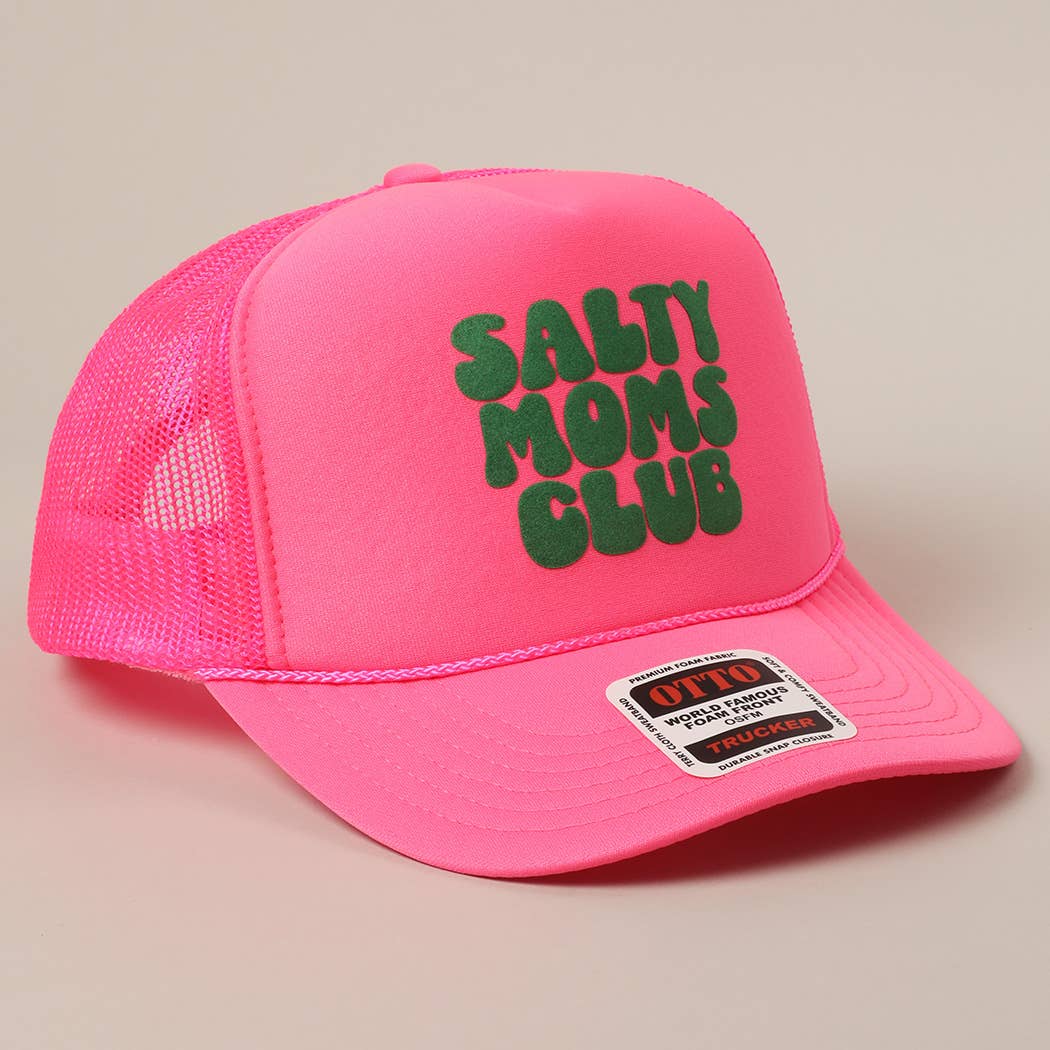 Salty Moms Club Printed Mesh Back Trucker Hat