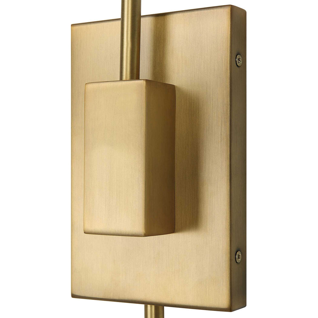 Phuvinh - 1 Light Rattan Shade Sconce - Beige