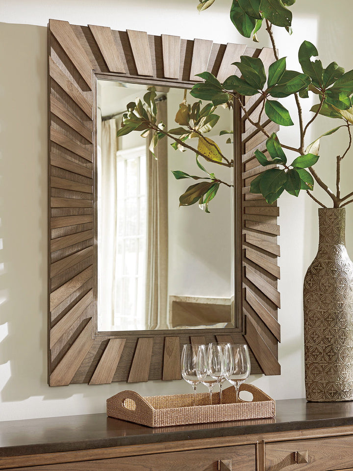 Cypress Point - Ardley Sunburst Mirror - Dark Brown