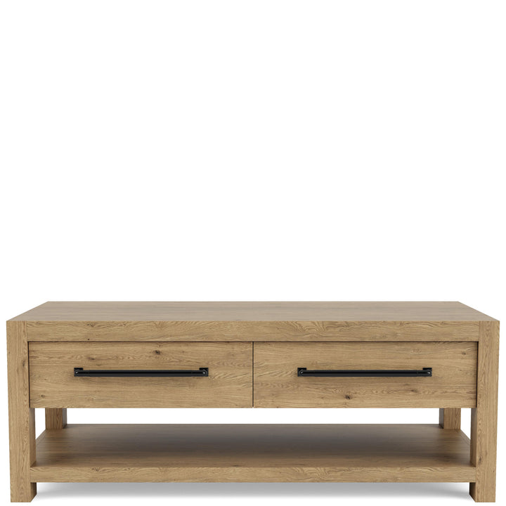 Davie - Rectangular Coffee Table - Light Brown