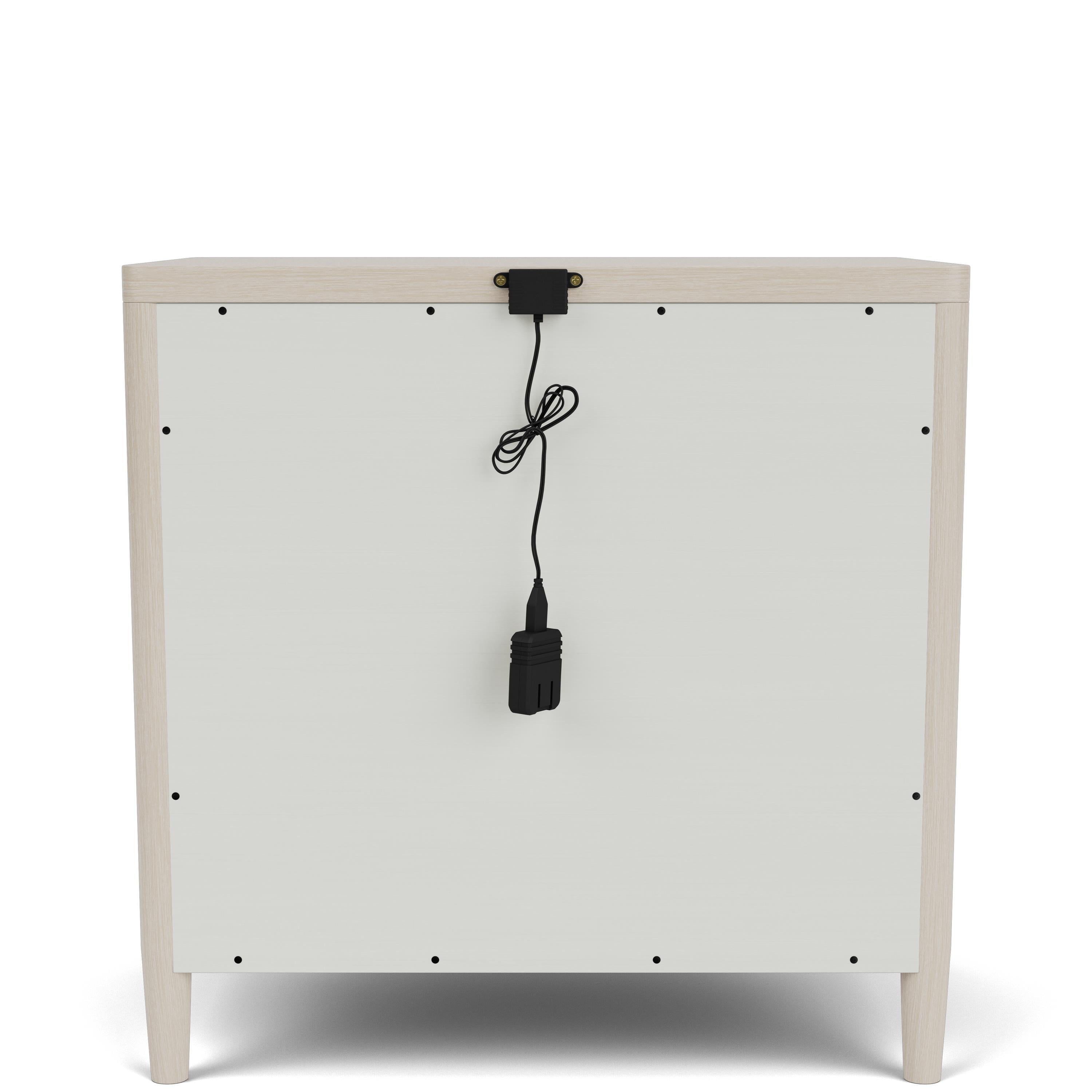 Laguna - 3 Drawer Nightstand - Beige