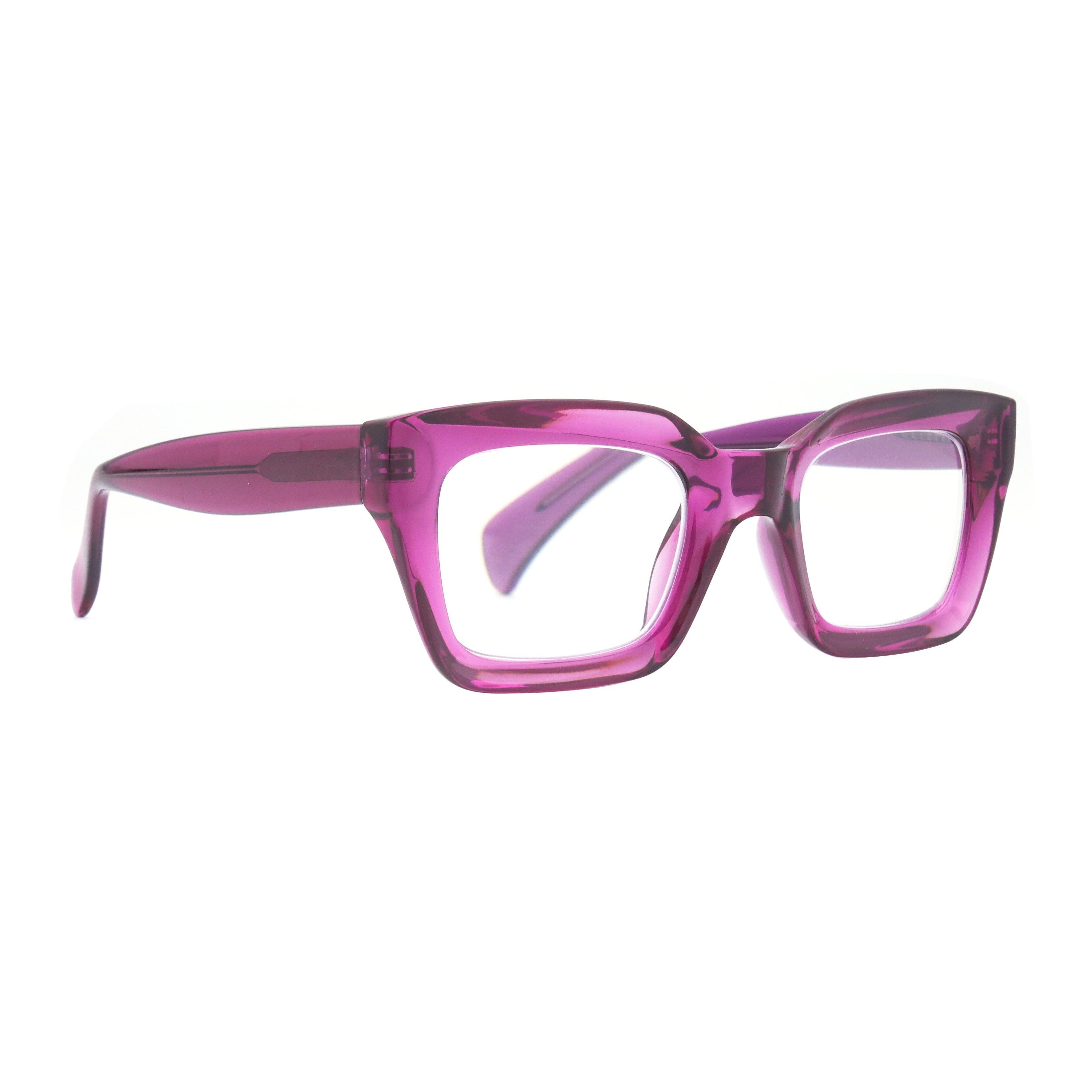 Sophie | Transparent Purple | Blue Light: 1.50