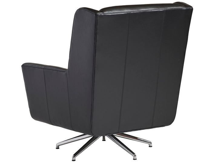 Lexington Leather - Chastain Leather Swivel Chair - Black