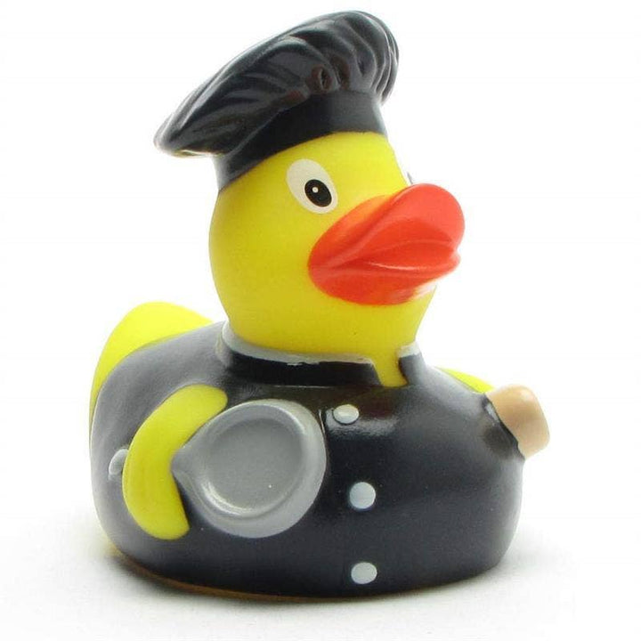Cook bath duck - black - rubber duck