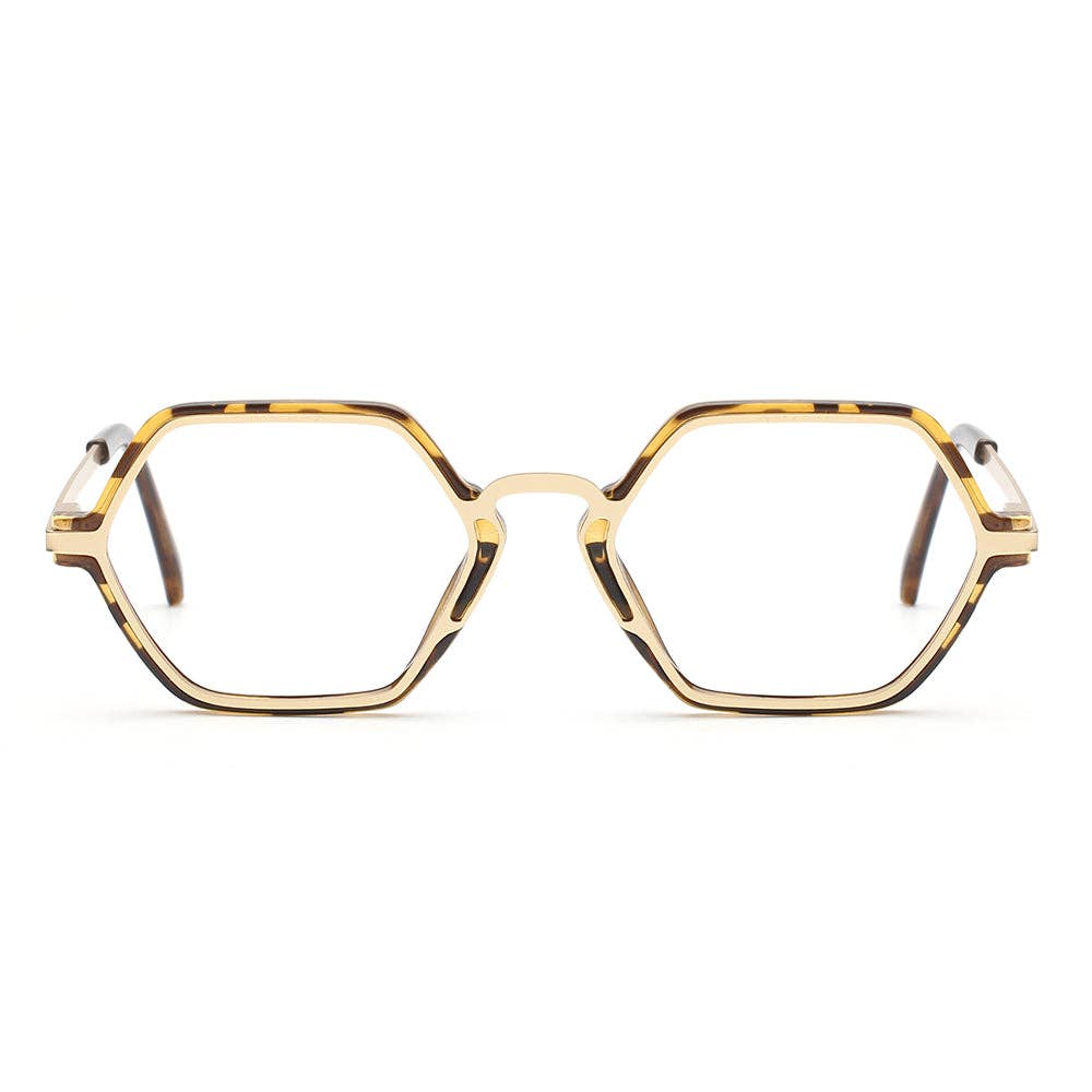 MEL | Matte Gold Frame | Tortoise Accent: 3.00