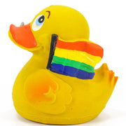Gay Pride Rainbow Rubber Duck