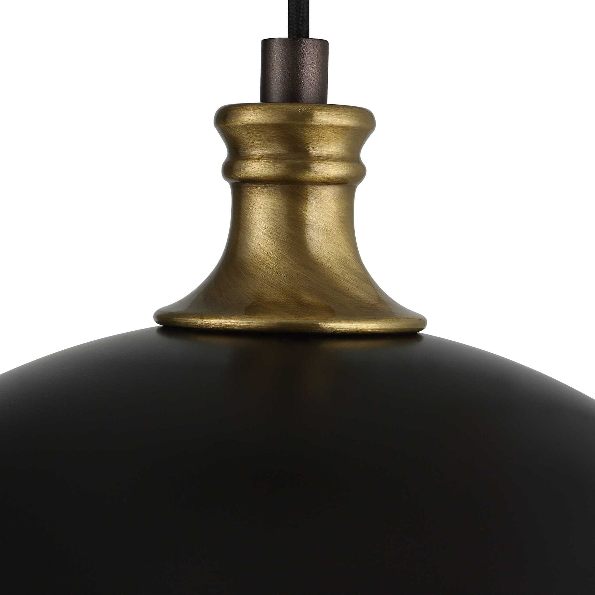 Placuna - 1 Light Pendant - Bronze