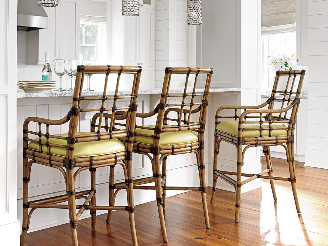 Twin Palms - Lands End Bar Stool - Light Brown