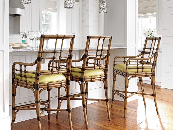 Twin Palms - Lands End Bar Stool - Light Brown
