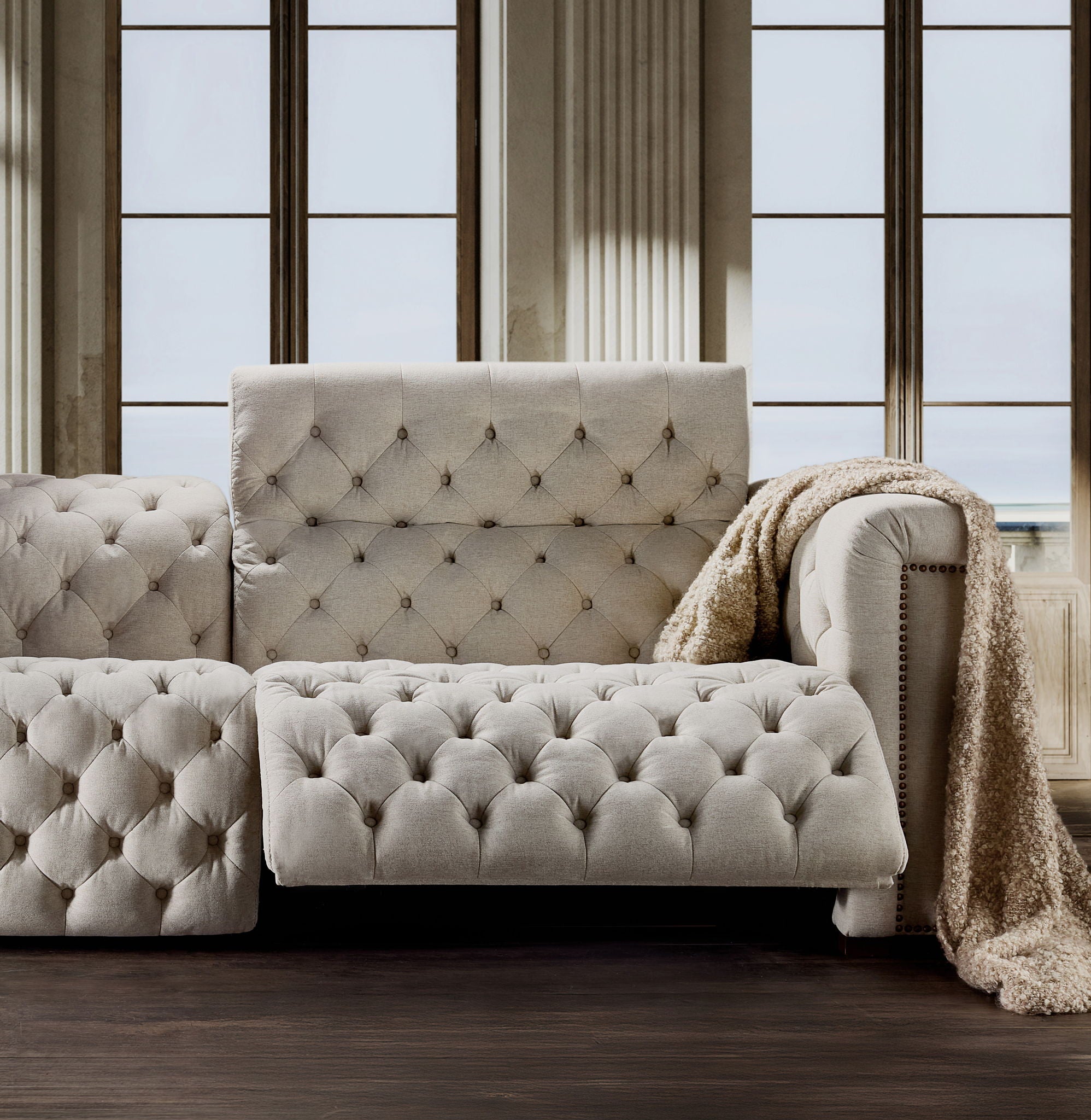 SS - Savion Deux Sofa With Power Recliners And Power Headrests