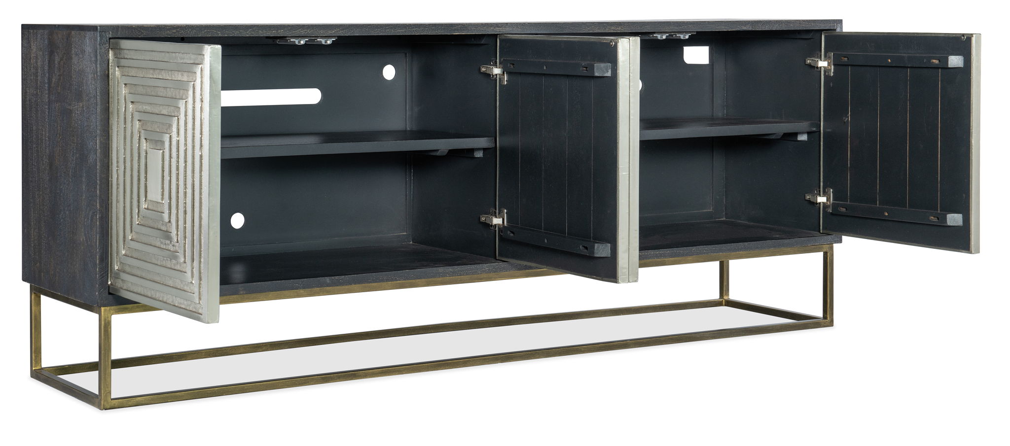 Commerce And Market - Dimensions Credenza - Dark Gray