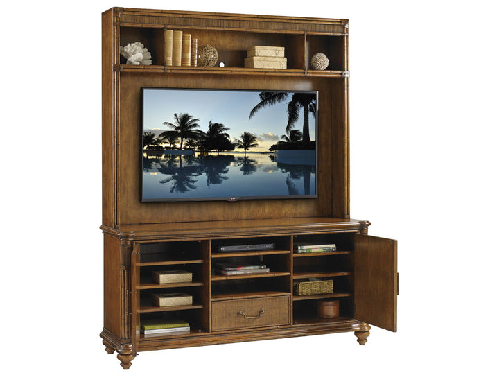 Bali Hai - Pelican Cay Media Console - Dark Brown