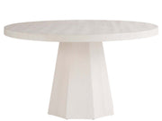 Weekender Coastal Living Home / Mackinaw - Round Dining Table - Pearl Silver
