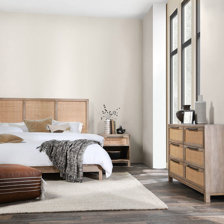Jensen - 1 Drawer Nightstand - Taupe