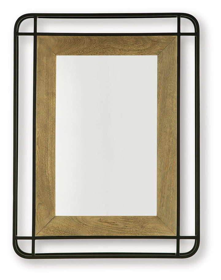 Beelman - Black / Brown - Accent Mirror