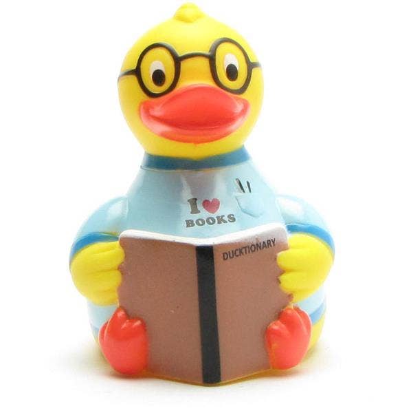 Rubber Duck Bookworm - Rubber Duck