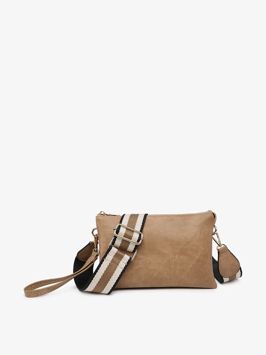 M2056 Izzy Crossbody w/ Guitar Strap: Camel