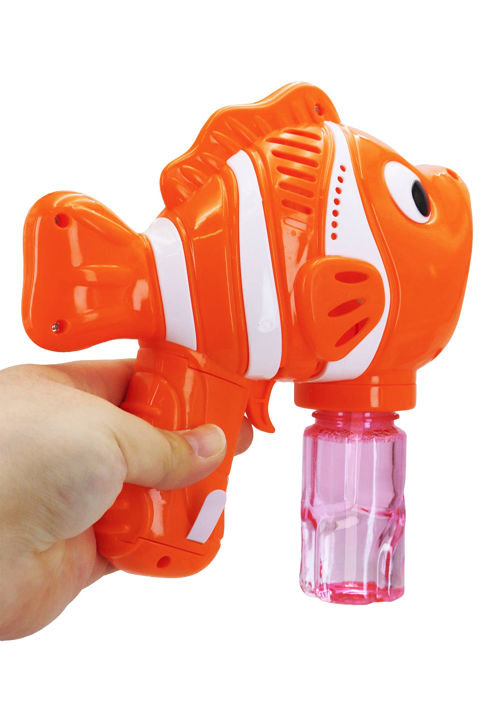 Clownfish LED Light-up Bubble Maker Gun