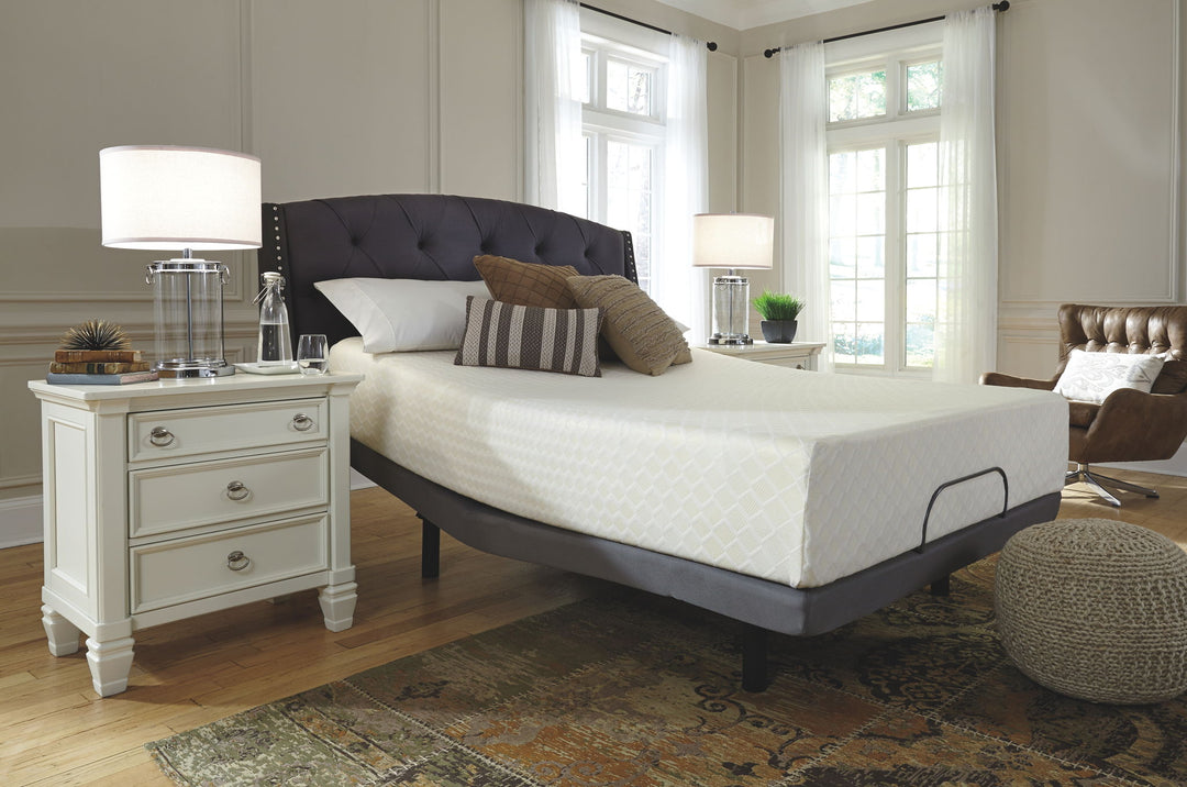 Chime 12 Inch Memory Foam - White - California King Mattress - 12-inch