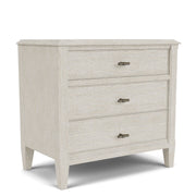 Carmella - Three Drawer Nightstand - Pebble Oak